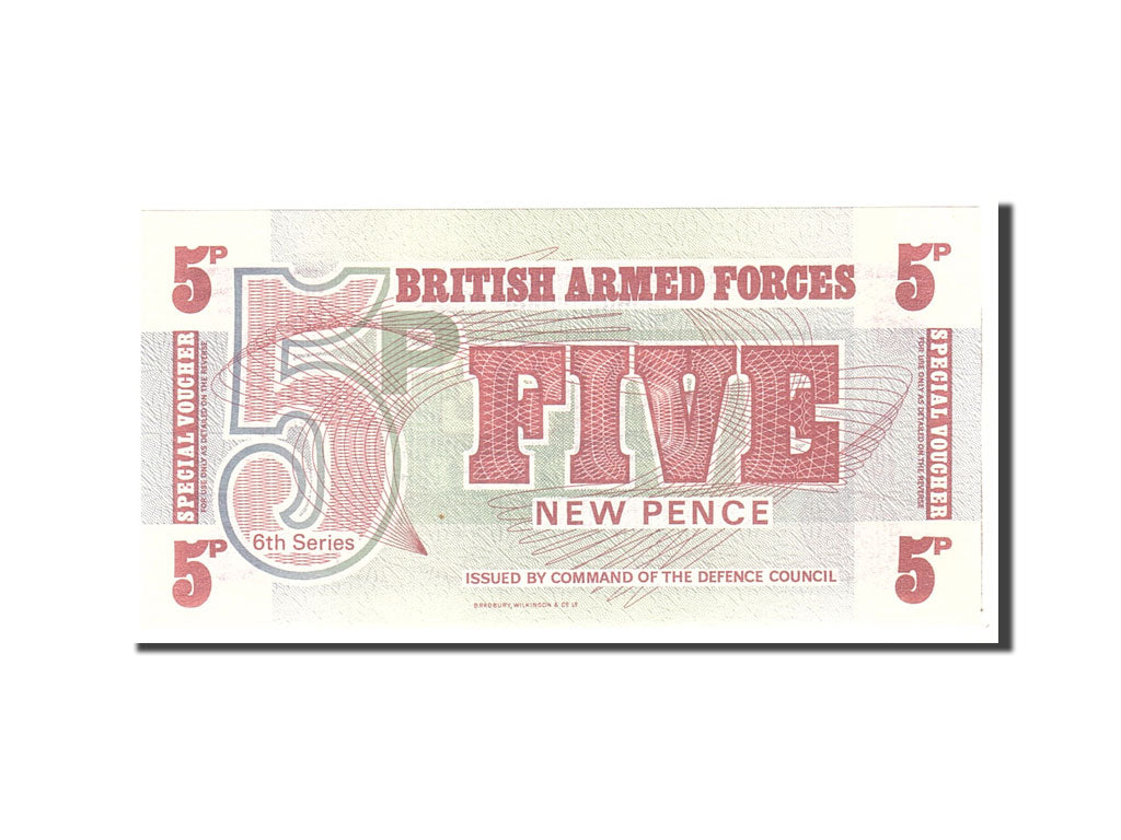 Billet, Grande-Bretagne, 5 New Pence, 1972, Undated, KM:M44a, NEUF