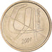 Moneta, Spagna, Juan Carlos I, 5 Pesetas, 2001, Madrid, SPL-, Alluminio-bronzo