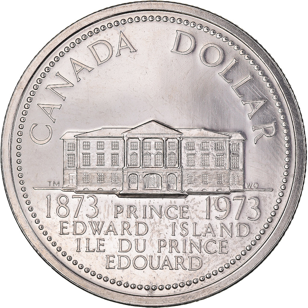 Moneta, Canada, Elizabeth II, Dollar, 1973, Royal Canadian Mint, Ottawa, Île du