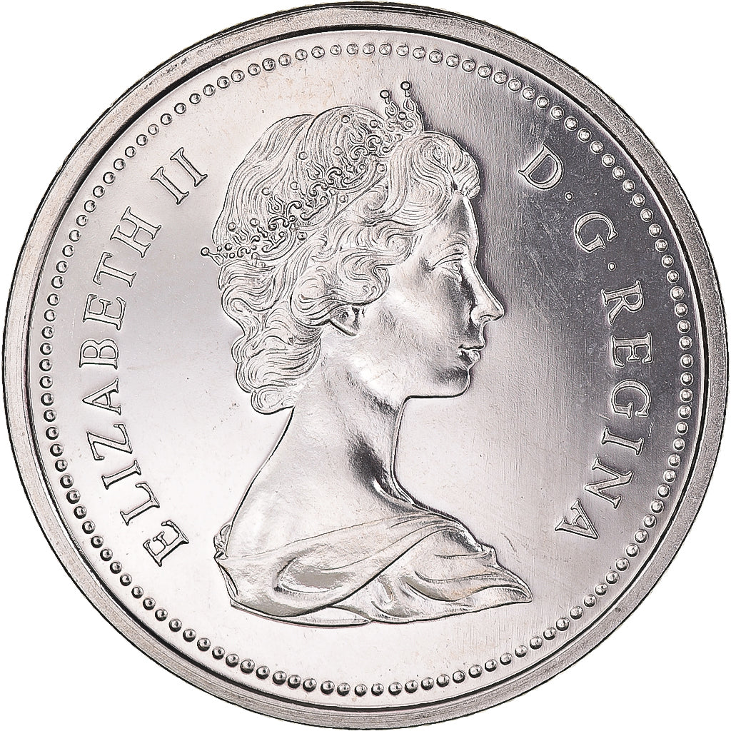 Moneta, Canada, Elizabeth II, Dollar, 1973, Royal Canadian Mint, Ottawa, Île du