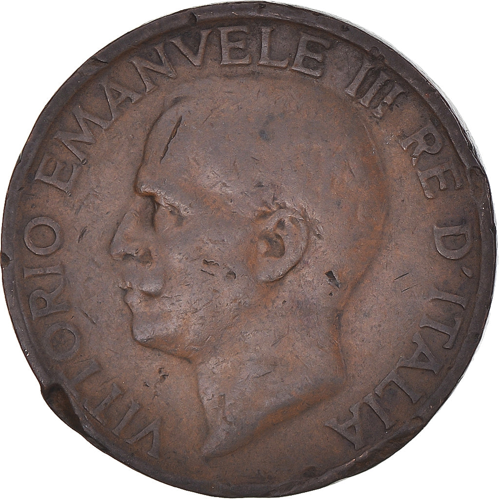 Monnaie, Italie, Vittorio Emanuele III, 10 Centesimi, 1920, Rome, TTB, Bronze