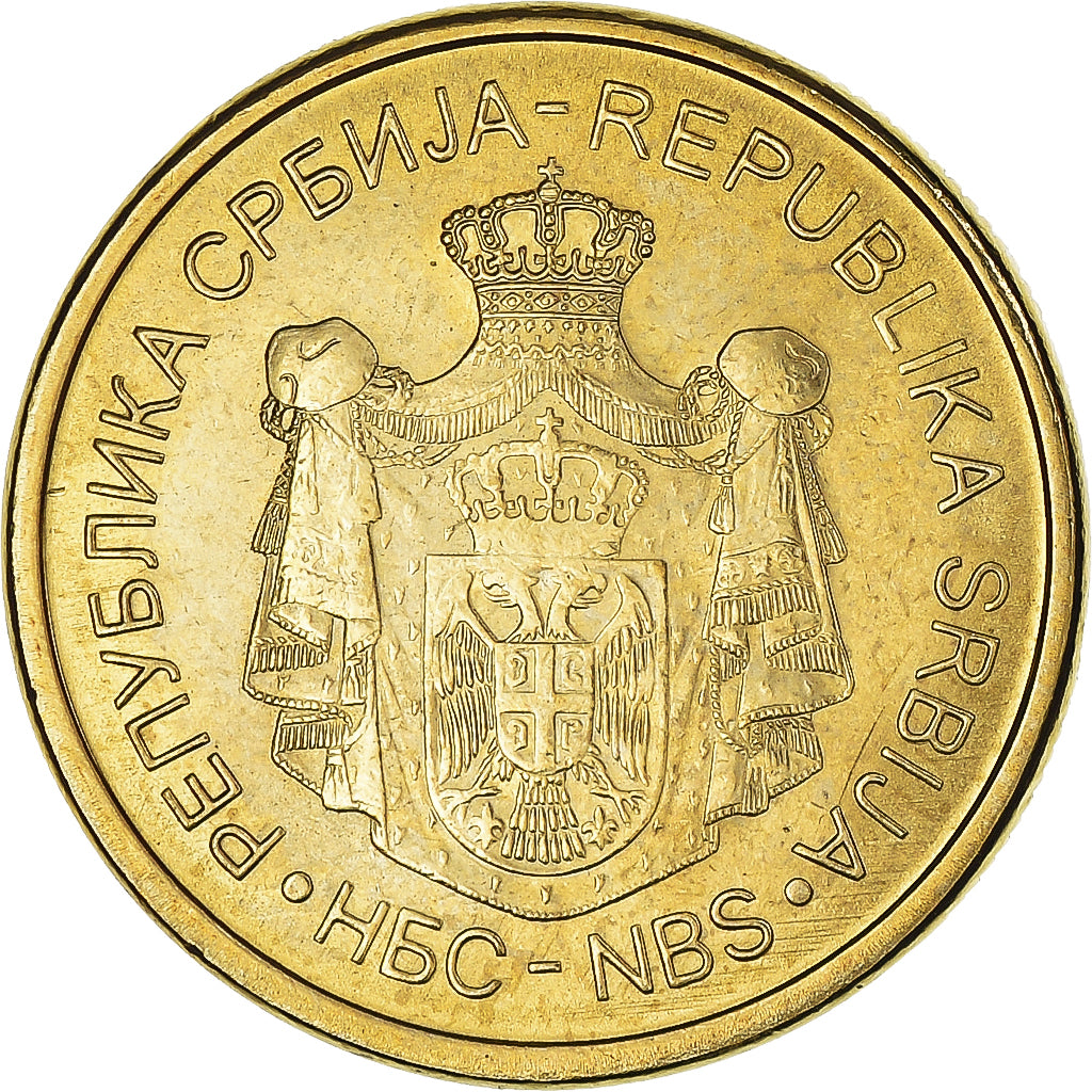 Moneta, Serbia, Dinar, 2016, SPL, Brass plated steel (three-ply), KM:54