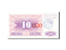 Banknote, Bosnia - Herzegovina, 10,000 Dinara, 1993, Undated, KM:53a, UNC(65-70)