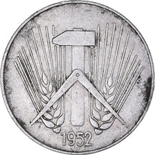 Moeda, ALEMANHA - REPÚBLICA DEMOCRÁTICA, 10 Pfennig, 1952, Berlin, EF(40-45)