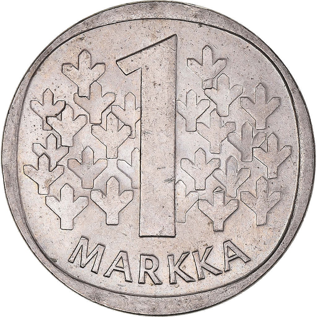 Moeda, Finlândia, Markka, 1988, EF(40-45), Cobre-níquel, KM:49a