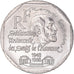 Coin, France, René Cassin, 2 Francs, 1998, MS(64), Nickel, KM:1213, Gadoury:551