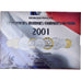 Coin, France, Coffret 1 c. à 20 frs., 2001, Monnaie de Paris, BU, MS(65-70)