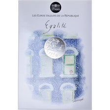 France, Monnaie de Paris, 10 Euro, Egalité Hiver Sempé, 2014, Paris, FDC