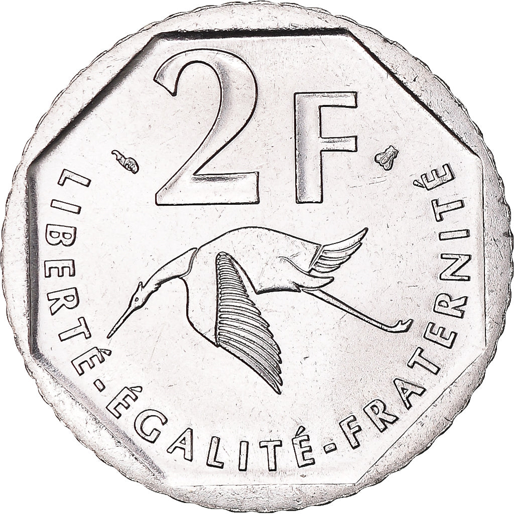 Moneta, Francia, Guynemer, 2 Francs, 1997, SPL+, Nichel, KM:1187, Gadoury:550