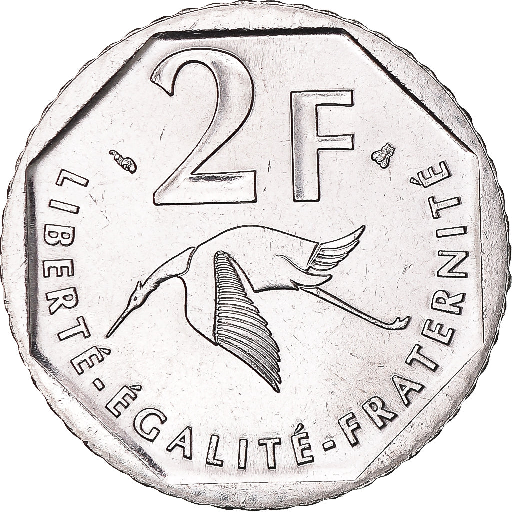 Moneta, Francia, Guynemer, 2 Francs, 1997, SPL, Nichel, KM:1187, Gadoury:550