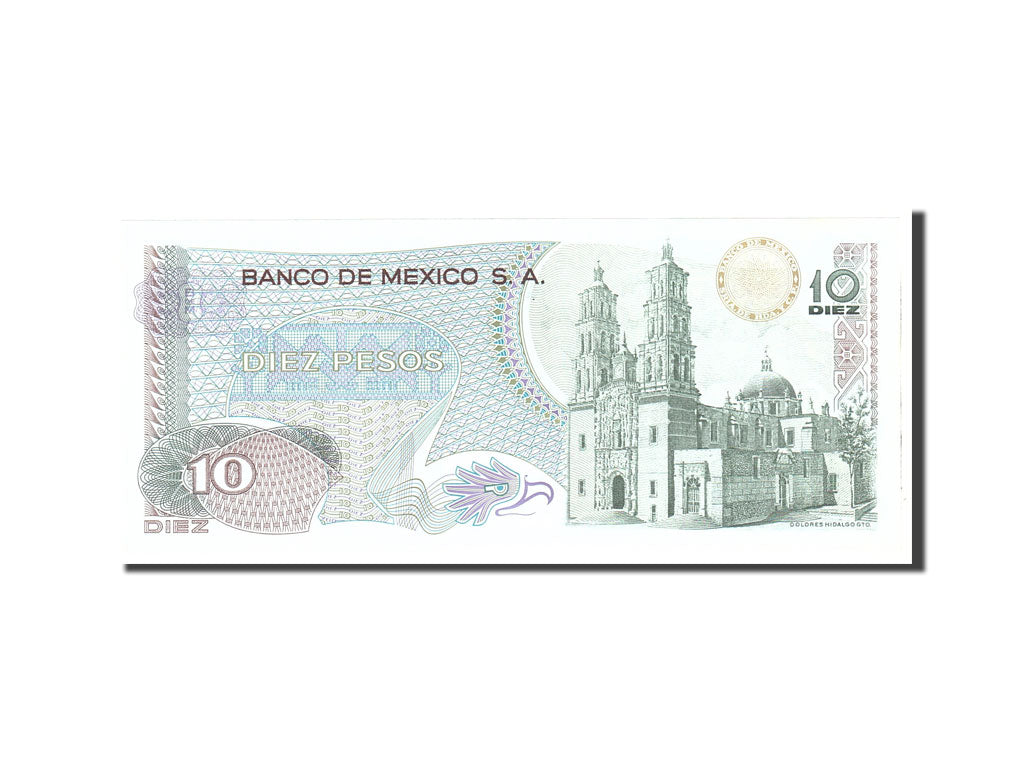 Banknote, Mexico, 10 Pesos, 1971, 1971-02-03, KM:63d, UNC(65-70)