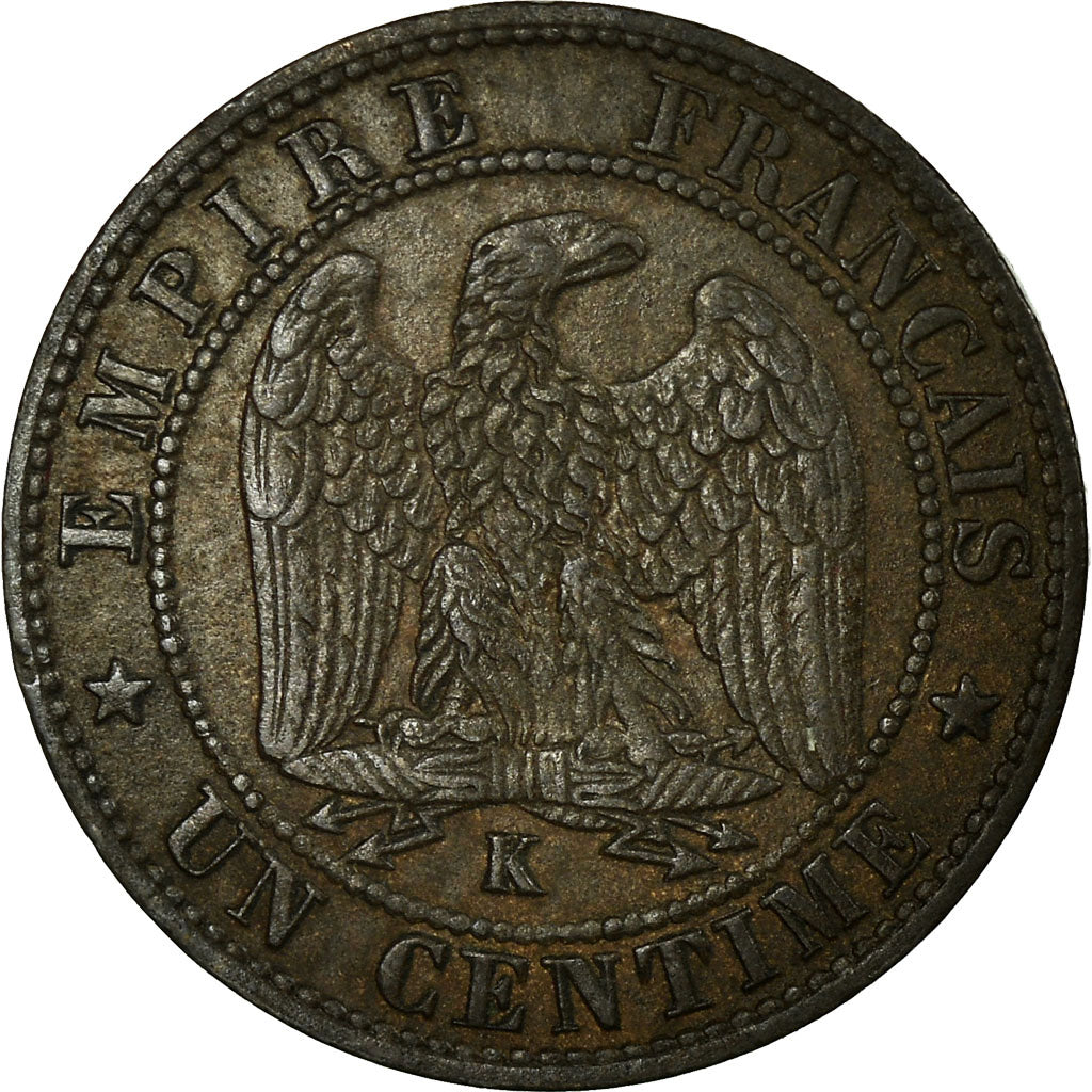 Monnaie, France, Napoleon III, Napoléon III, Centime, 1856, Bordeaux, SUP
