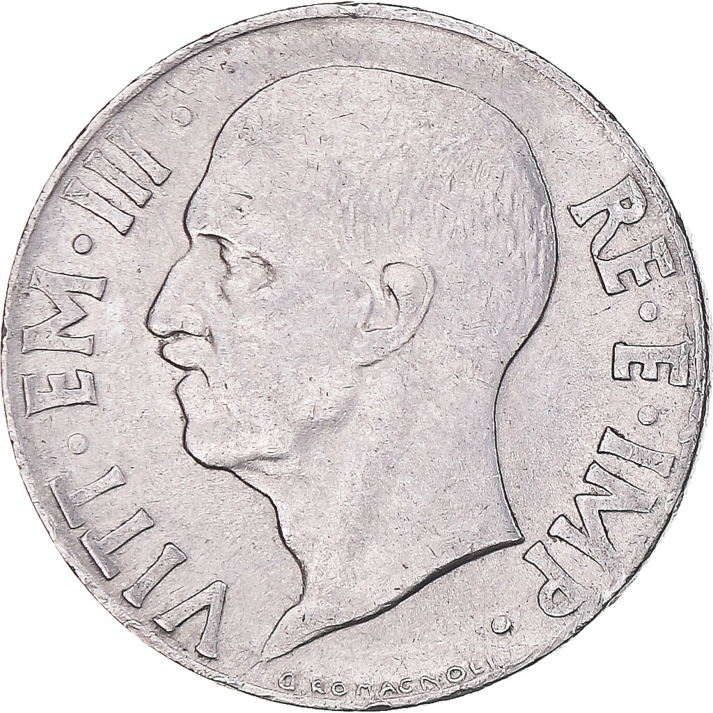 Münze, Italien, Vittorio Emanuele III, 20 Centesimi, 1942, Rome, SS, Stainless