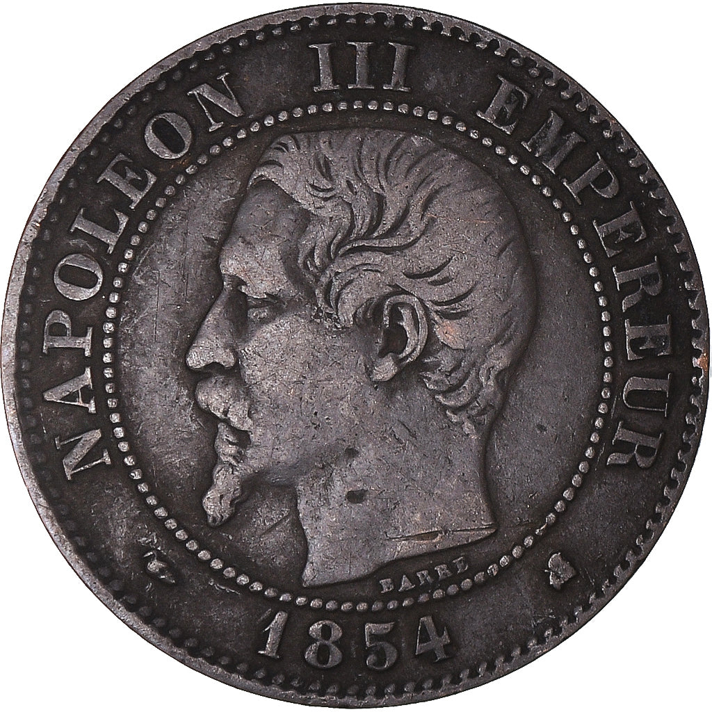 Münze, Frankreich, Napoleon III, Napoléon III, 2 Centimes, 1854, Bordeaux, S