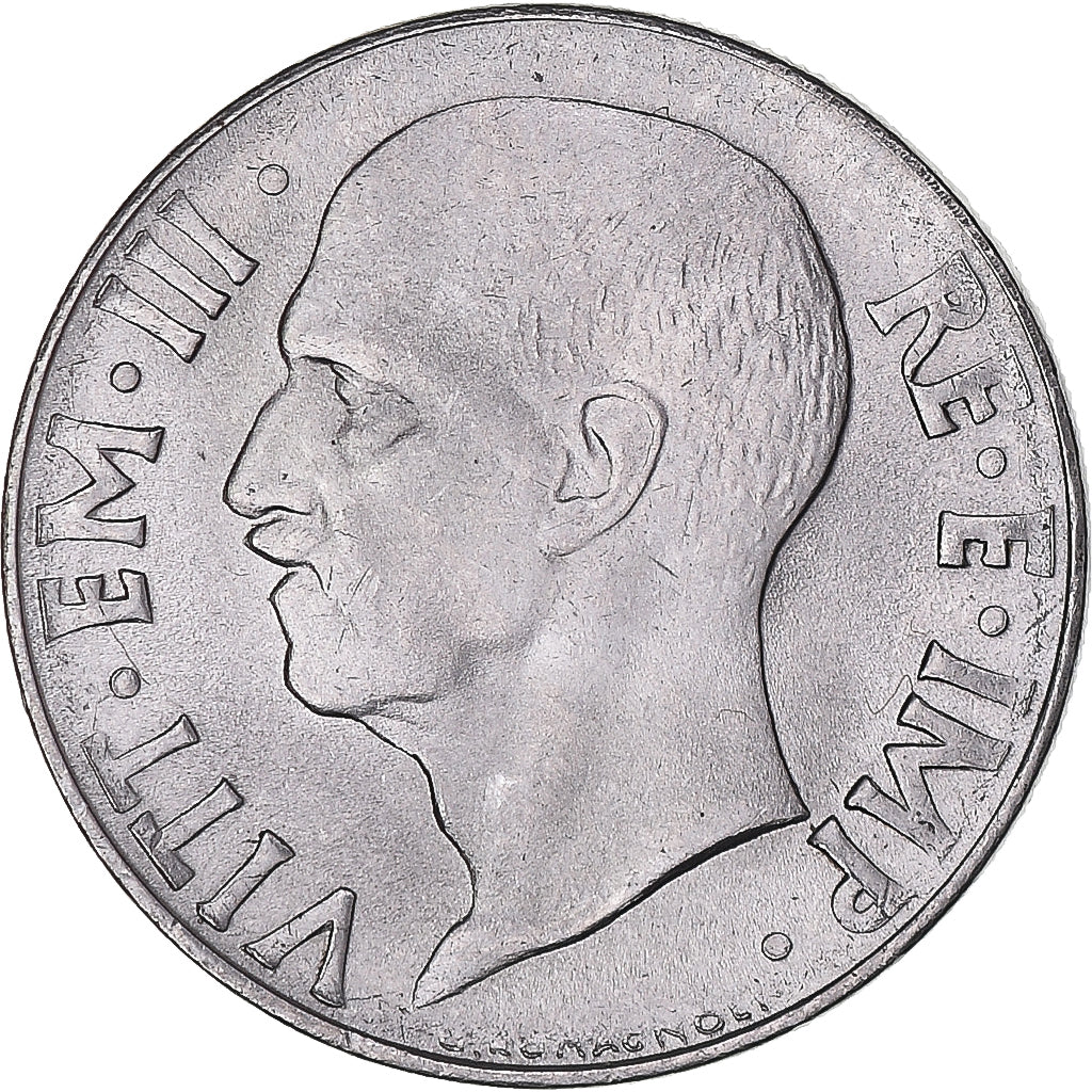 Münze, Italien, Vittorio Emanuele III, 20 Centesimi, 1940, Rome, SS+, Stainless