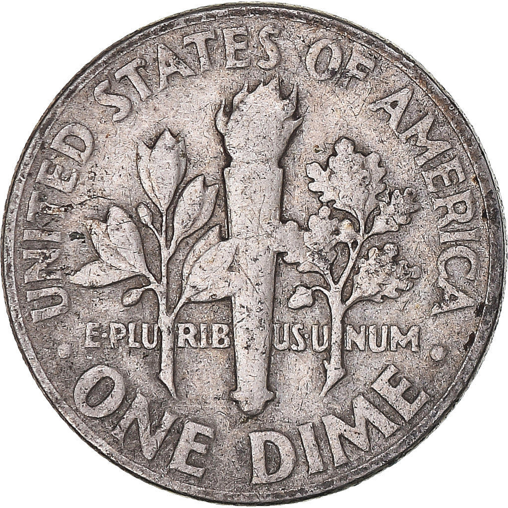 Coin, United States, Roosevelt Dime, Dime, 1946, U.S. Mint, Philadelphia