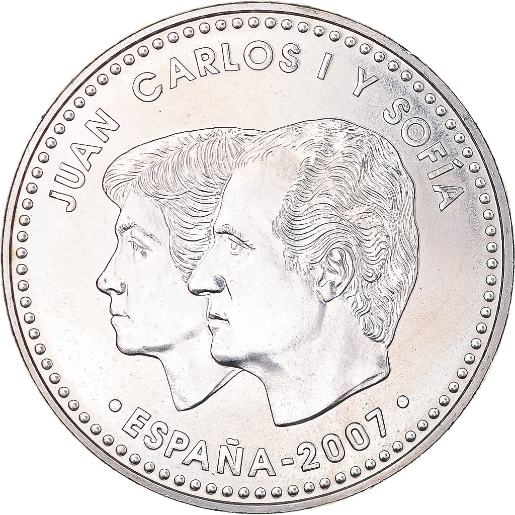 España, 12 Euro, 2007, Madrid, FDC, Plata, KM:1129