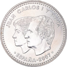 Spain, 12 Euro, 2007, Madrid, MS(65-70), Silver, KM:1129