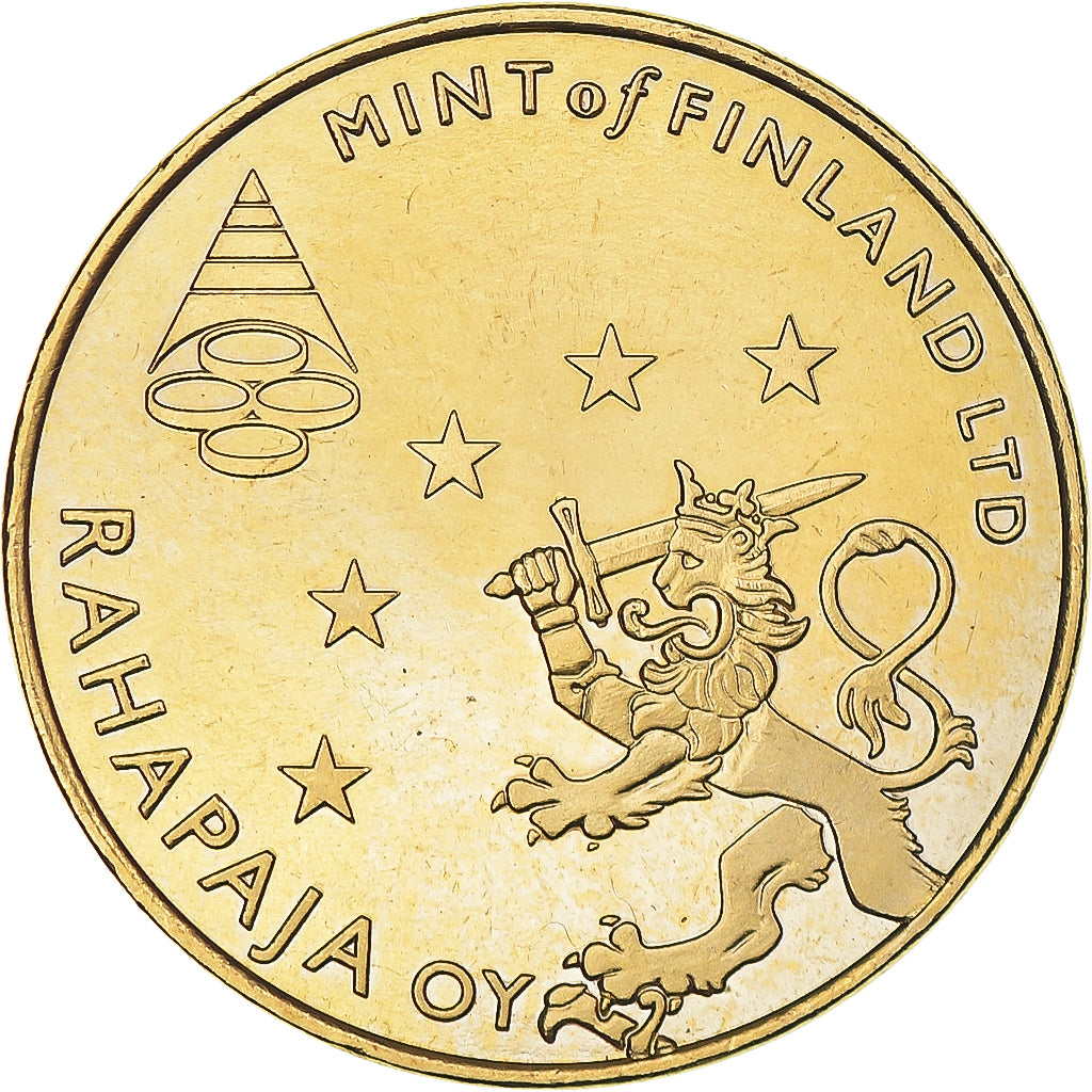 Finland, Token, L'or de Laponie, 2003, UNC-, Copper-nickel Aluminium