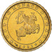 Monaco, 10 Euro Cent, 2002, Paris, STGL, Messing, KM:170