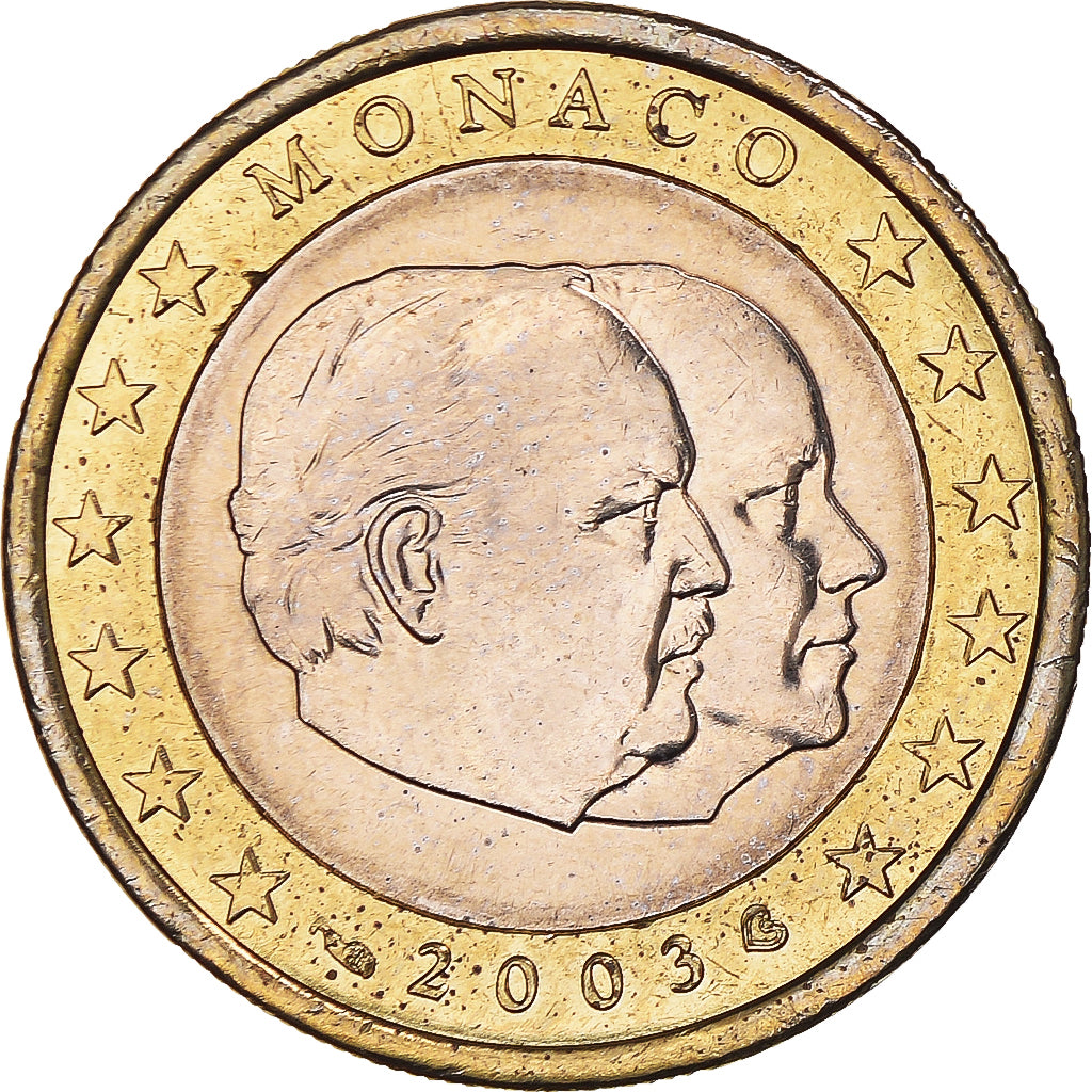 Monaco, Euro, 2003, Paris, MS(63), Bi-Metallic, KM:173
