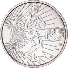 France, 10 Euro, 2009, Semeuse, AU(55-58), Silver
