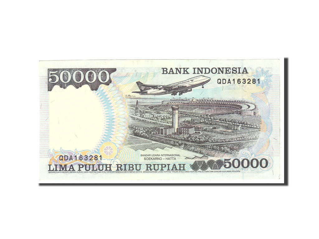 Banknote, Indonesia, 50,000 Rupiah, 1995, Undated, KM:136c, UNC(63)