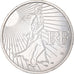France, 15 Euro, 2008, Semeuse, MS(63), Silver, Gadoury:2, KM:1535