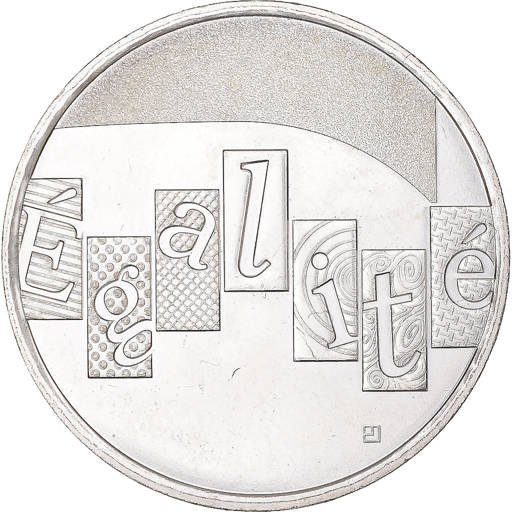 France, 5 Euro, 2013, Egalité, AU(55-58), Silver, Gadoury:EU646