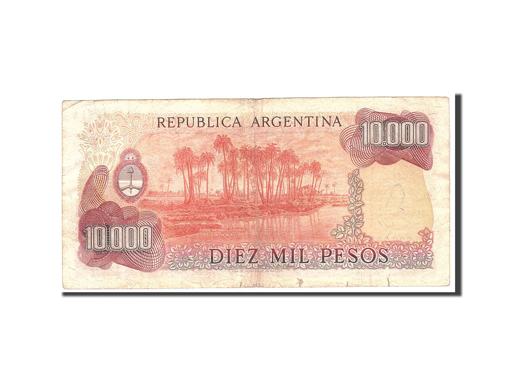 Banknote, Argentina, 10,000 Pesos, 1976, Undated, KM:306a, VF(20-25)