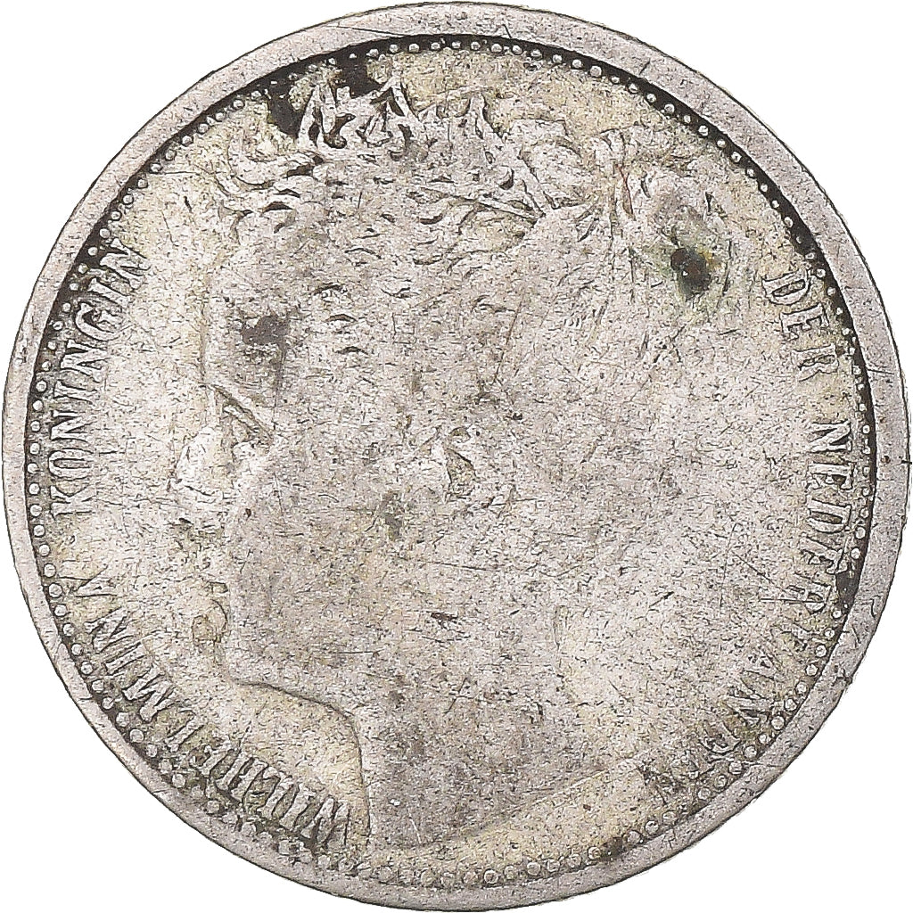 Moeda, Países Baixos, Wilhelmina I, 10 Cents, 1903, VF(20-25), Prata