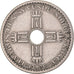 Moneta, Norvegia, Haakon VII, Krone, 1936, BB, Rame-nichel, KM:385