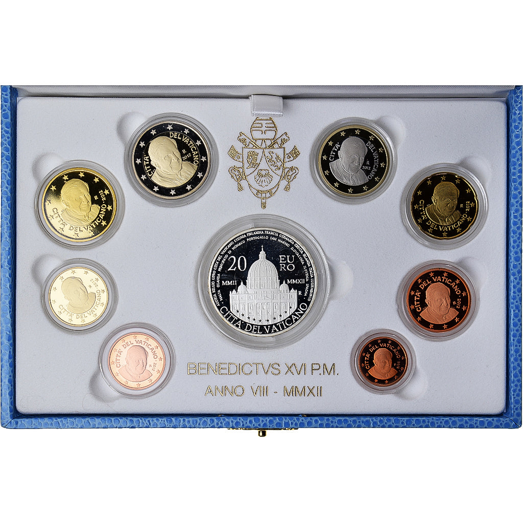 CITTÀ DEL VATICANO, Pope Benedict XVI, Set 1 ct. - 20 Euro, 10 Years of Euro