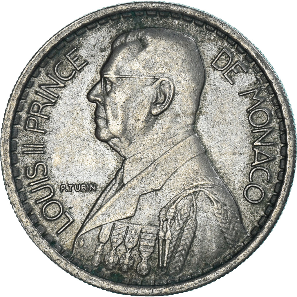 Moeda, Mónaco, 10 Francs, 1946, EF(40-45), Cobre-níquel, KM:123, Gadoury:MC136