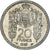 Moneda, Mónaco, Louis II, 20 Francs, Vingt, 1947, Poissy, MBC+, Cobre -