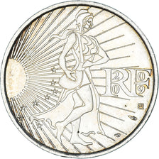 France, 10 Euro, 2009, Semeuse, MS(63), Silver