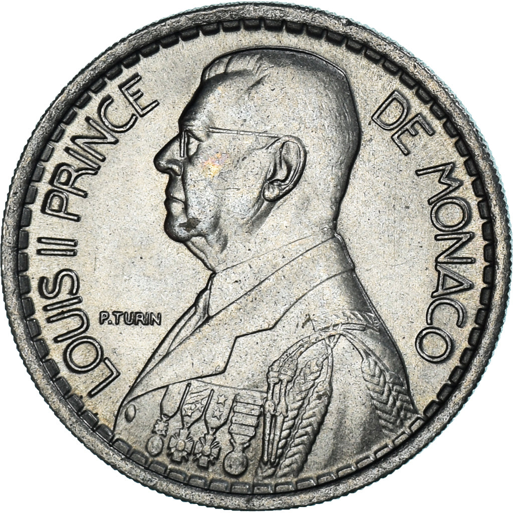 Moneda, Mónaco, Louis II, 10 Francs, 1946, Poissy, EBC, Cobre - níquel