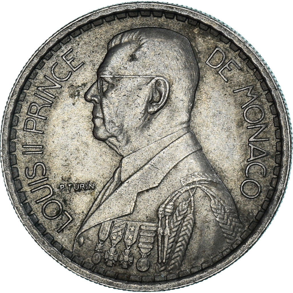 Münze, Monaco, Louis II, 10 Francs, 1946, Paris, S+, Kupfer-Nickel, KM:123