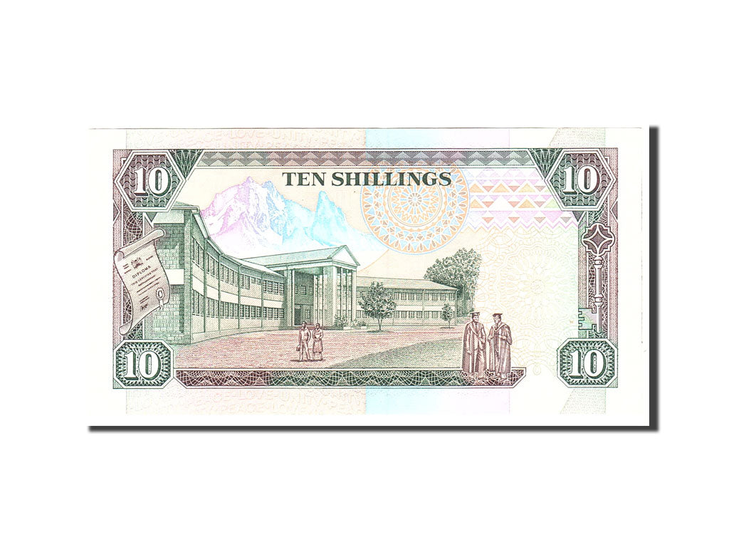 Banknote, Kenya, 10 Shillings, 1989, 1989-10-14, KM:24a, UNC(60-62)