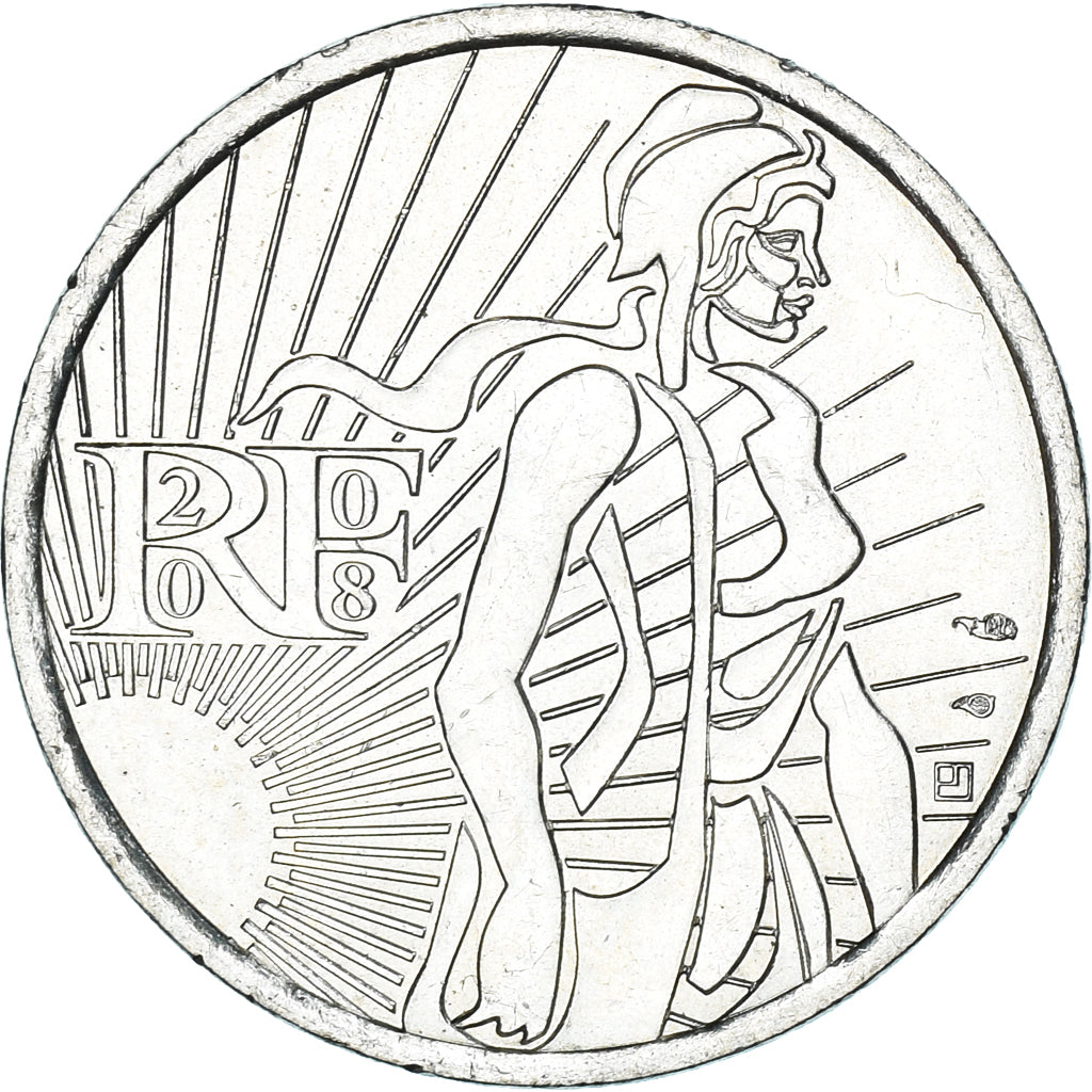 France, 5 Euro, 2008, SPL, Argent, Gadoury:EU287, KM:1534
