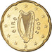 IRELAND REPUBLIC, 20 Euro Cent, 2002, Sandyford, STGL, Messing, KM:36