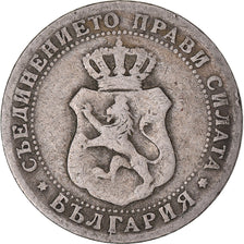 Coin, Bulgaria, Ferdinand I, 10 Stotinki, 1888, VF(20-25), Copper-nickel, KM:10