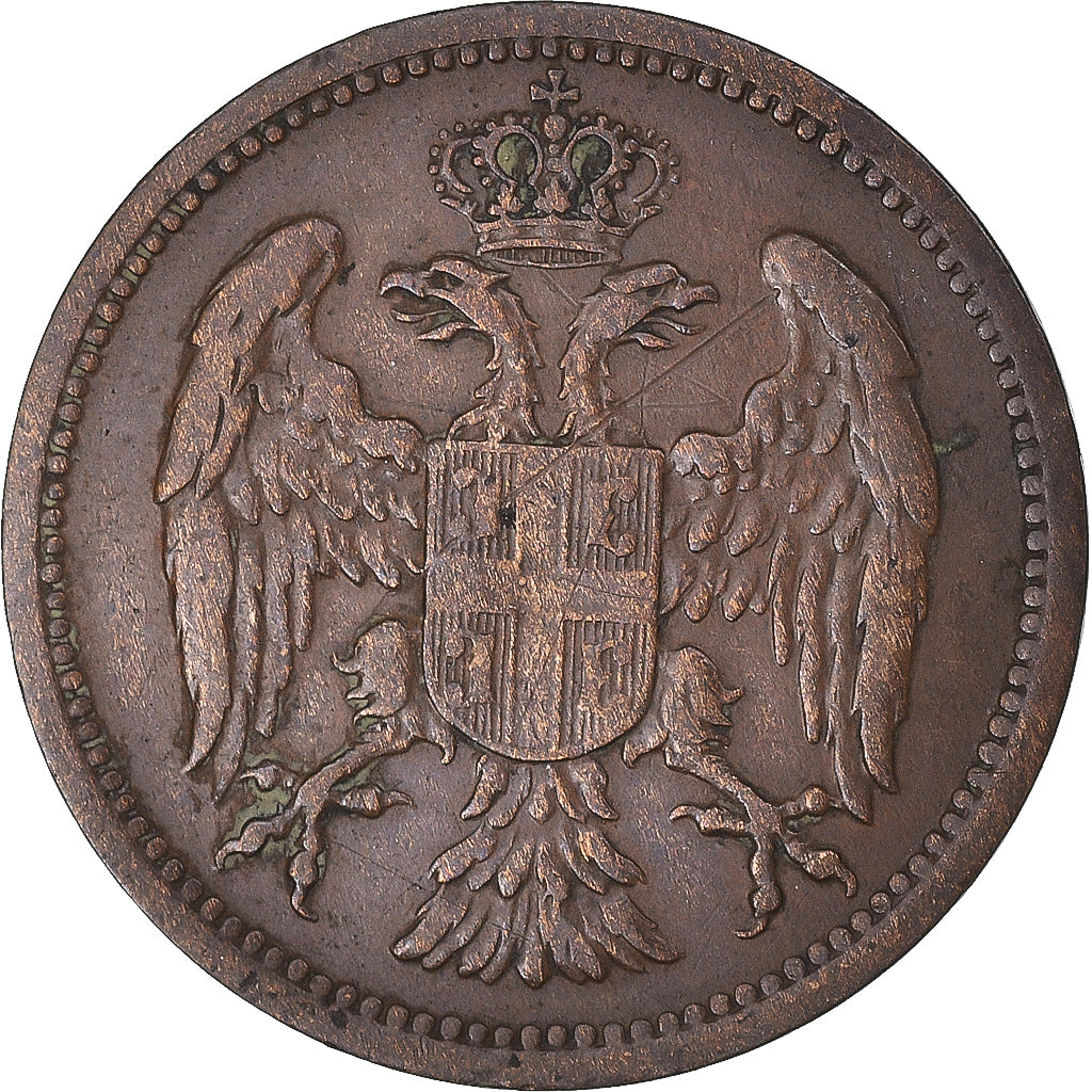 Coin, Serbia, Peter I, 2 Pare, 1904, EF(40-45), Bronze, KM:23