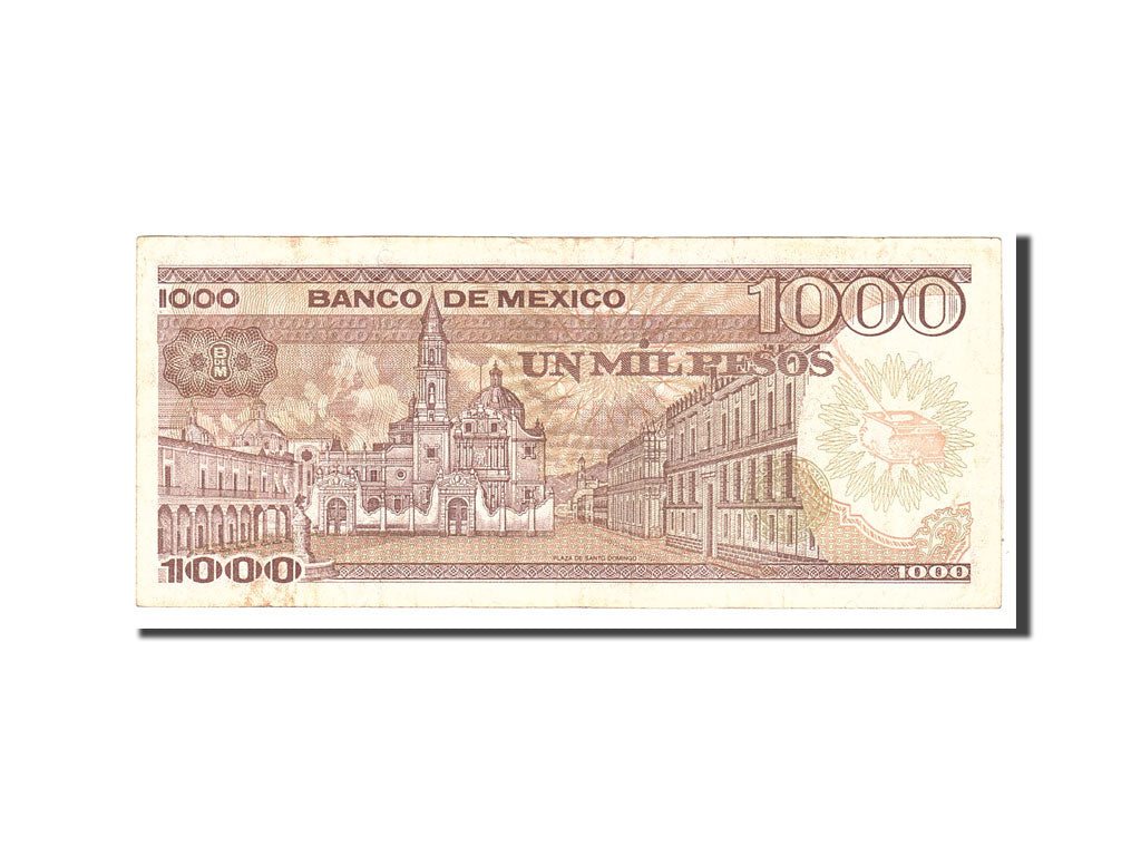 Billete, 1000 Pesos, 1985, México, KM:85, 1985-07-19, BC
