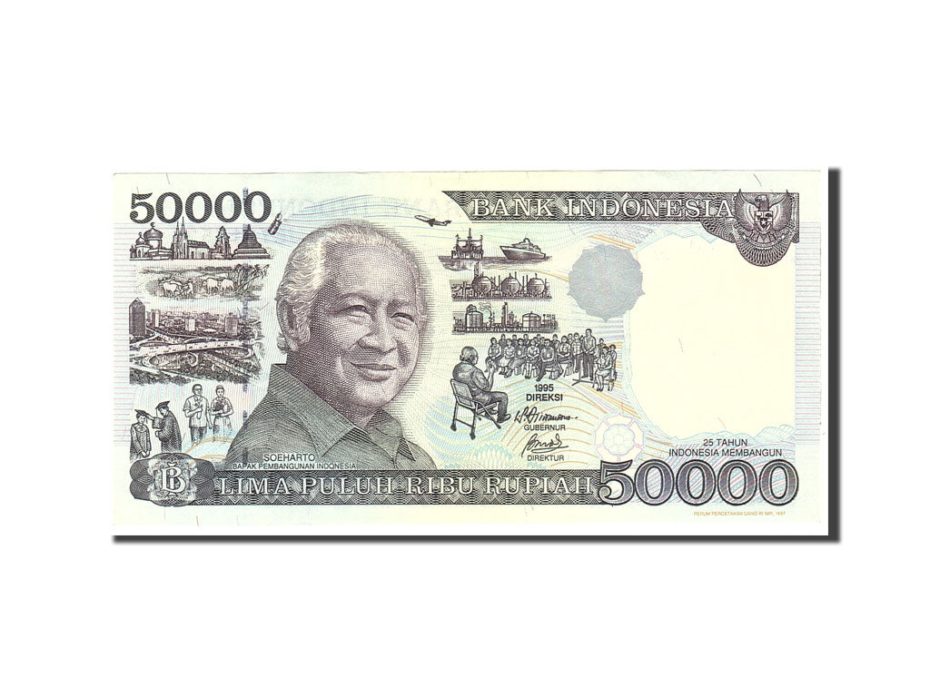 Banknote, Indonesia, 50,000 Rupiah, 1995, 1997, KM:136c, UNC(63)