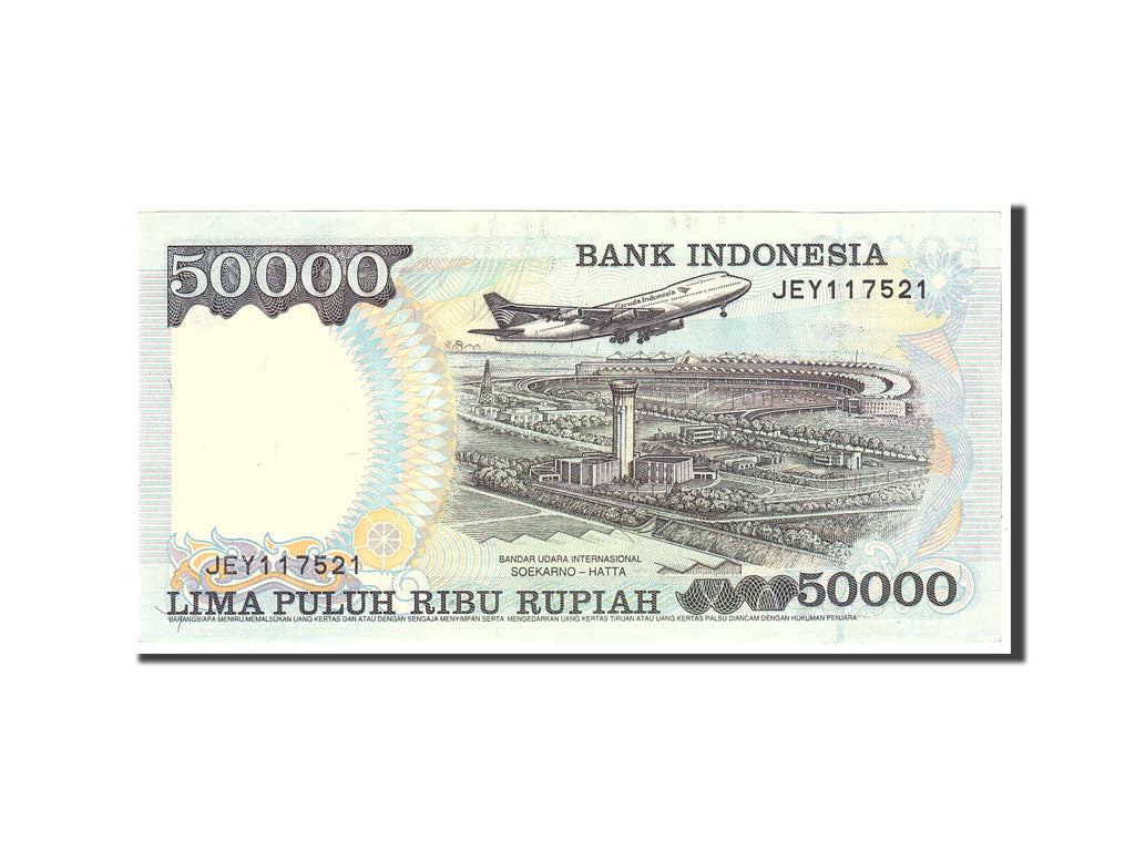 Banknote, Indonesia, 50,000 Rupiah, 1995, 1997, KM:136c, UNC(63)