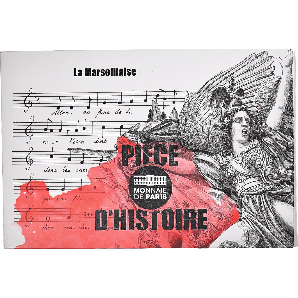France, Monnaie de Paris, 50 Euro, La Marseillaise, 2019, FDC, FDC, Argent