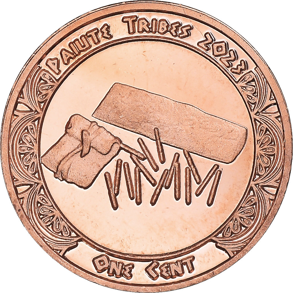Munten, Verenigde Staten, Cent, 2023, Tribus des Amérindiens.Paiute tribes.BE