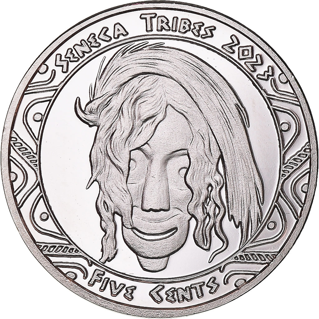 Coin, United States, 5 Cents, 2023, Tribus des Amérindiens.Seneca tribes.BE