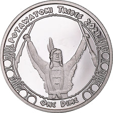 Moeda, Estados Unidos da América, Dime, 2023, Tribus des Amérindiens.